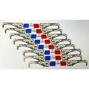 Vintage 1980'S New 3-D TV Movie Glasses Lot of 8 Brand Newby Stereovision U92